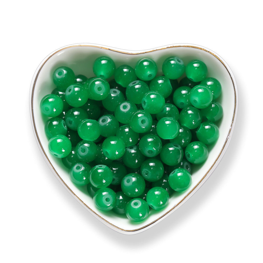 50 perline di vetro da 8 mm