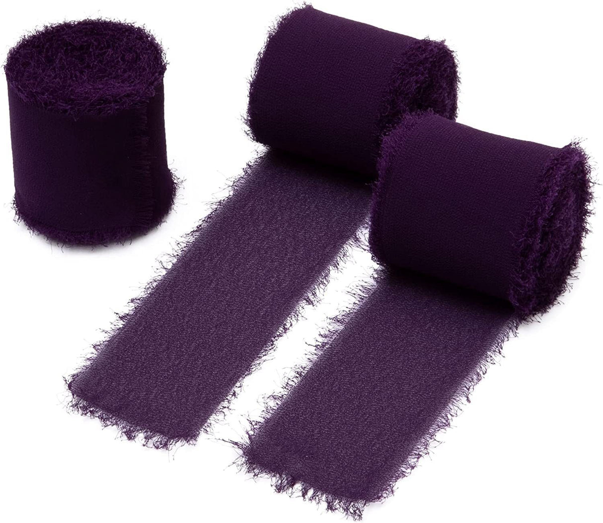 Nastro in Chiffon Sfrangiato 5 Metri*4cm