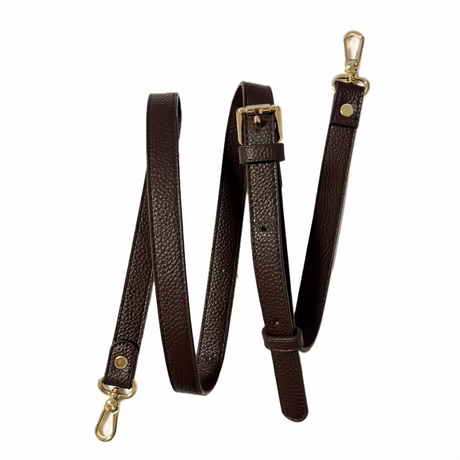 Tracolla Regolabile Universale per Borsa, Cinturino in Ecopelle 1.8cm con Moschettoni Dorati, Ricambio Manico per Borsa Donna, Shopper, Pochette