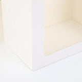 Wedding Bag Sacchetto Bianco Con Finestra Vetrina Trasparenti PVC