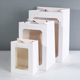 Wedding Bag Sacchetto Bianco Con Finestra Vetrina Trasparenti PVC