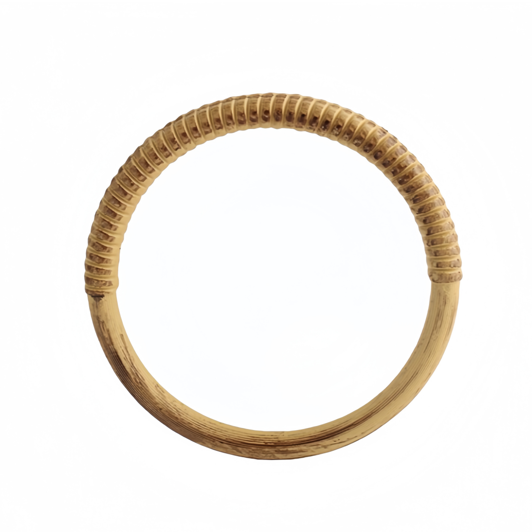 Manici per Borse in Rattan Sintetico, Manico Rigido a Mezzaluna in Plastica per Borse Fai da Te, Accessori per Borse a Mano Artigianali