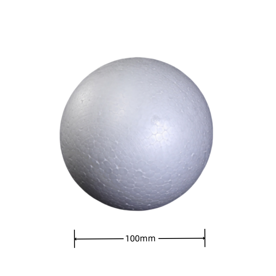 Sfere di polistirolo bianco, palline di polistirolo espanso 6cm/7cm/8cm/10cm