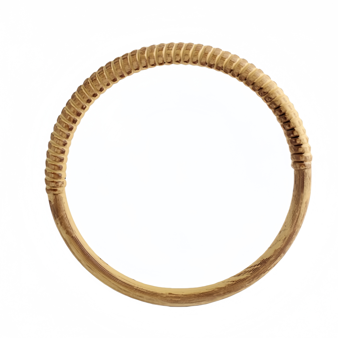 Manici per Borse in Rattan Sintetico, Manico Rigido a Mezzaluna in Plastica per Borse Fai da Te, Accessori per Borse a Mano Artigianali