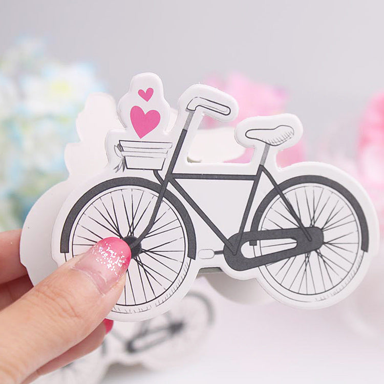 50 Pezzi Scatolie Portaconfetti Forma Bicicletta Cuore Love