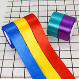 Nastro Doppio Raso confezione Regalo Creazione fai da te, lunghezza 25 yard 4cm