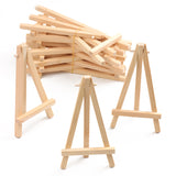 5pz Mini Cavalletto in legno Segnaposto da tavolo