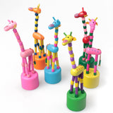 Giocattolo creativo animale Giraffa ballerina in legno