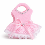 12x Sacchetto Portaconfetti Disegno Gonna Fiocco Battesimo Comunione Bombobiera Nonwoven