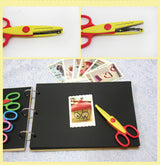 Forbici Decorative, Set Forbice con 6 Lame, multicolore,fai da te