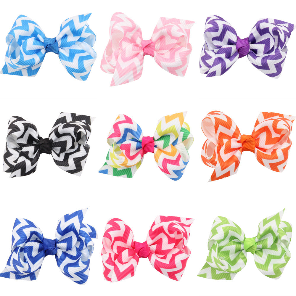 18 Pezzi Ferma Capelli Fermaglio Fiocco Farfalla Mollette Clip Modello Striscia