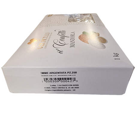 OFFERTA CONFETTI Argento VOLPICELLI 25 Anni Nozze Mandorla Scadenza 31-05-2025