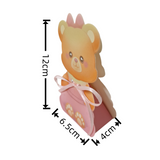 50 Pezzi Portaconfetti Orsetto Carino Cartoncino con Nastro, Bomboniere Nascita e Battesimo, Scatoline Caramelle per Baby Shower, Compleanno e Eventi