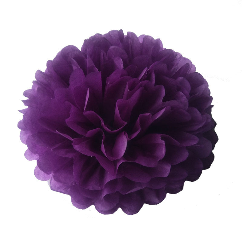pom pom 20cm carta addobbo matrimonio shabby party festa compleanno pon pon