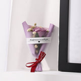 6 Mazzi di Mini Fiori Secchi, Bouquet Decorativi in Colori Assortiti, Mini Bouquet di Fiori Secchi Naturali per Casa, Feste e Regali