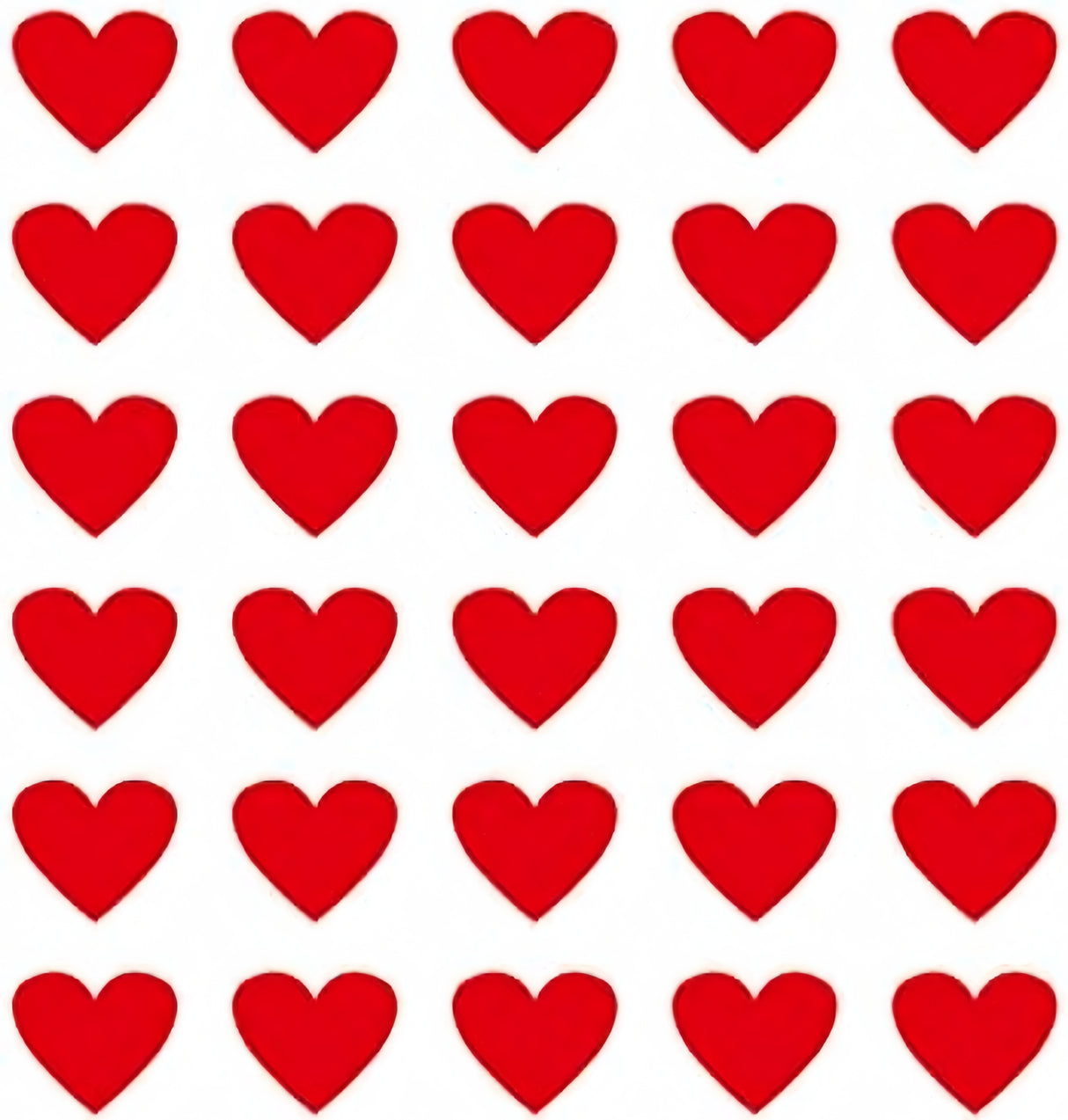 180 pezzi Etichetta Adesivo Autoadesivo CUORE ROSSO