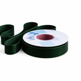 Nastro di Velluto Multicolore 2,5cm x 5 Yard (4,5m) Bobina Singola, Tessuto Morbido per Confezioni Regalo, San Valentino, Ghirlande Natalizie, Bouquet,Bomboniere