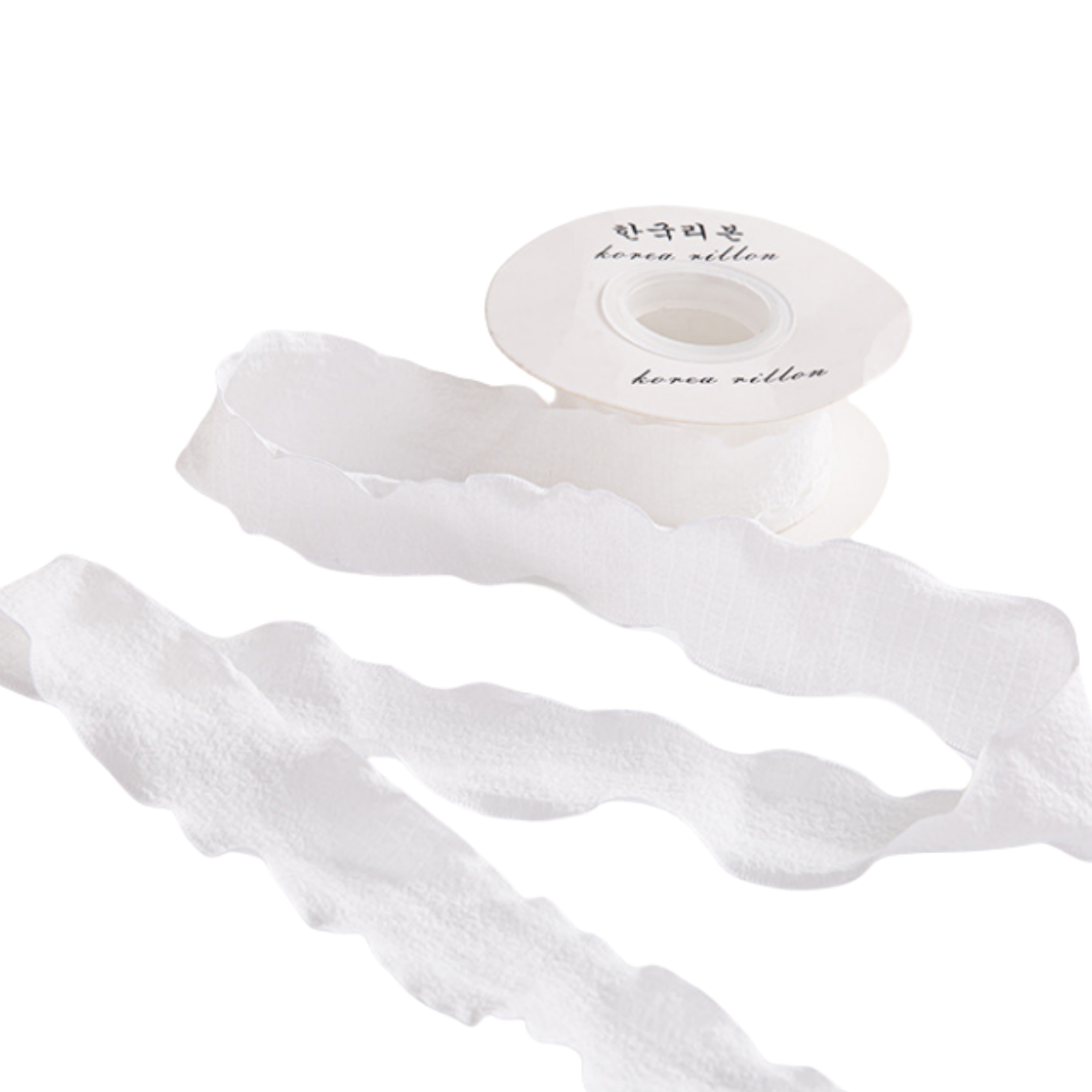 Nastro 10 Yard largo 4cm con trama di cotone Bordo foglia di loto