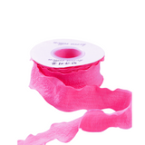 Nastro 10 Yard largo 4cm con trama di cotone Bordo foglia di loto