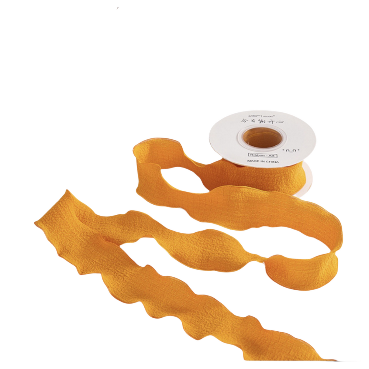 Nastro 10 Yard largo 4cm con trama di cotone Bordo foglia di loto