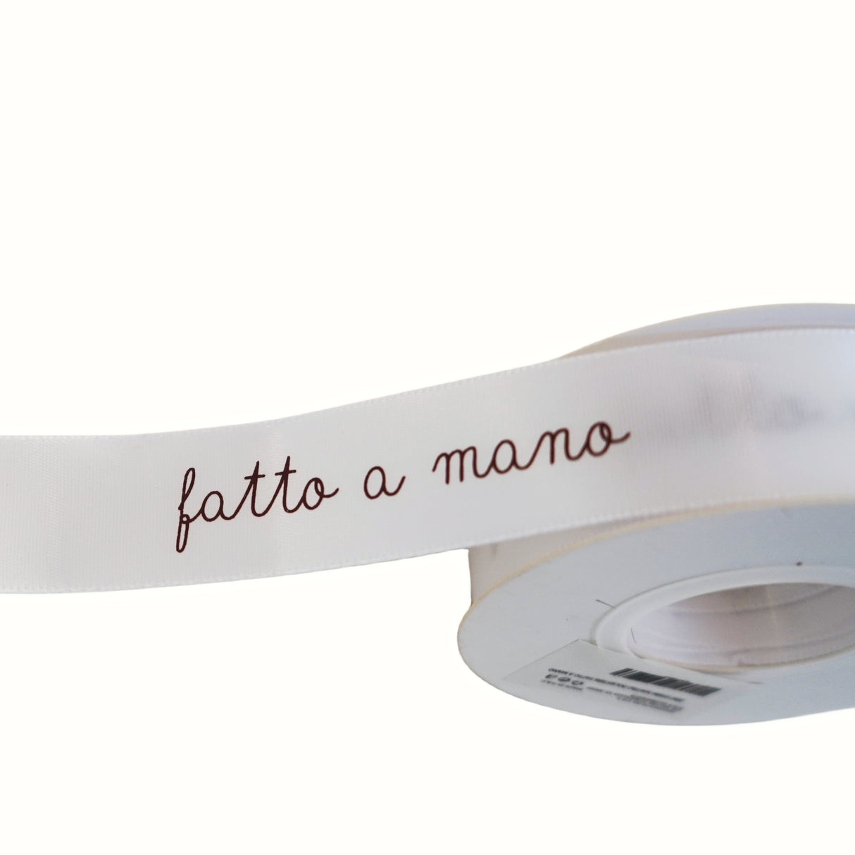 Nastro Bianco in raso con scritto fatto a mano