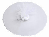 100x Velo VELI di Fata Tulle Organza Tondo VELETTI BOMBONIERE Fai da Te Confetti