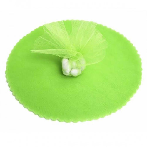 100x Velo VELI di Fata Tulle Organza Tondo VELETTI BOMBONIERE Fai da Te Confetti