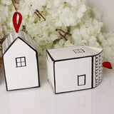 50 Scatola Forma Casa Misura 8.5 * 8.5 * 9.5cm Media Porta Regalo Dolce