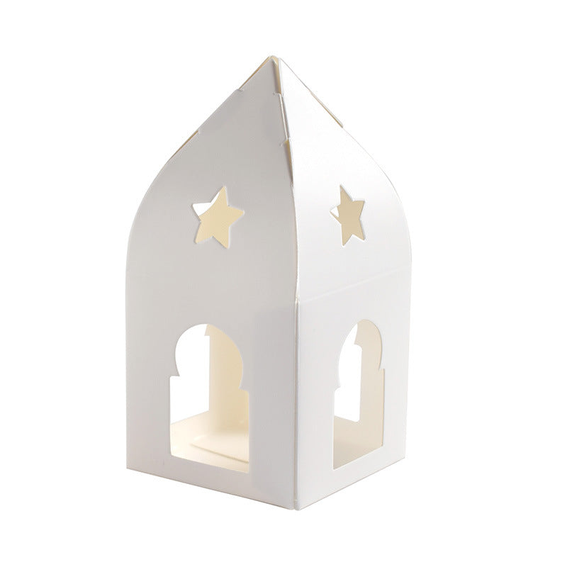 50 Pezzi Scatolina Portaconfetti Porta candela Stella Luna Castello
