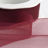 Nastro Organza Bianco 12 MM Rotolo Bobina da 50 Yard Fai da Te