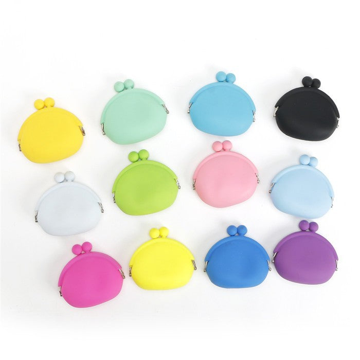 BORSELLINO PORTAMONETE IN SILICONE vari colori IDEA REGALO Accessori