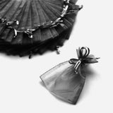 100 Sacchetti Organza 7 * 9cm Confetti Bomboniera Regalo