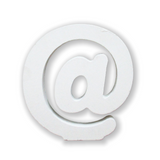 Lettere in Legno Bianco 11×1.2cm, Decorazioni Fai da Te per Matrimonio, Compleanno, Casa, Tavolo, Festa, Appeso Parete Alfabeto