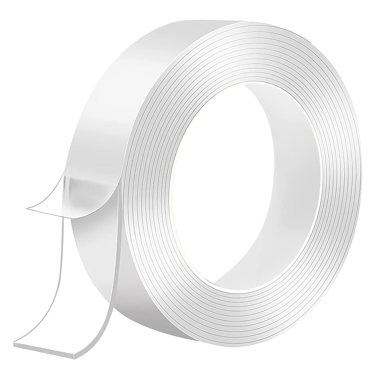 Nastro biadesivo resistente 2m*1.8cm, senza traccia, rimovibile, riutilizzabile, lavabile