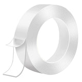 Nastro biadesivo resistente 2m*1.8cm, senza traccia, rimovibile, riutilizzabile, lavabile