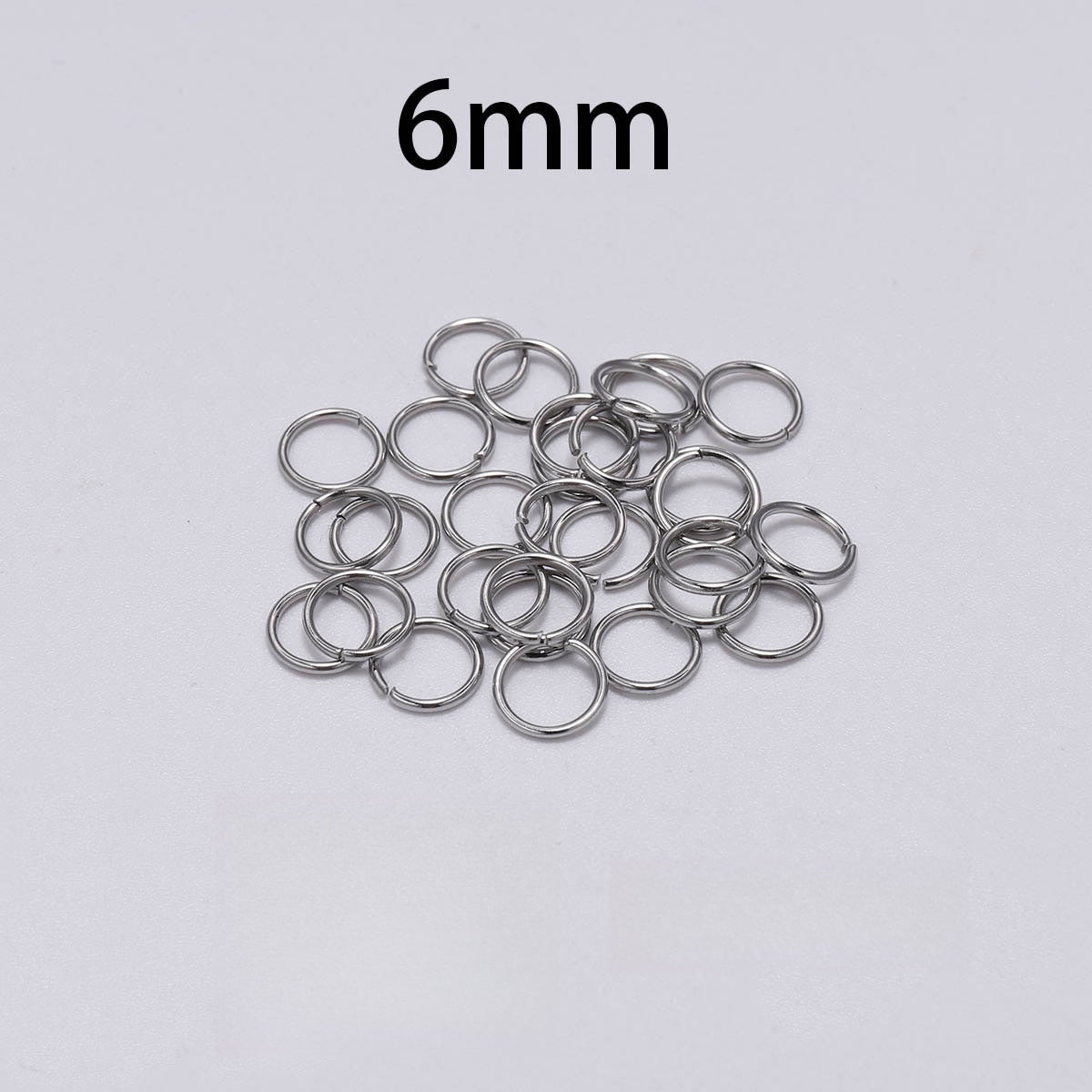 200 pezzi Argento Anelli apribili per Gioielli Fai Da Te Braccialetti Bigiotteria