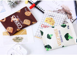BORSELLINO PORTAMONETE IN PELLE PU Forma Snack merenda vari colori