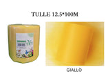 BOBINA ROTOLO TULLE VELO 12.5 cm x 100 m DECORAZIONE BOMBONIERE RUNNER