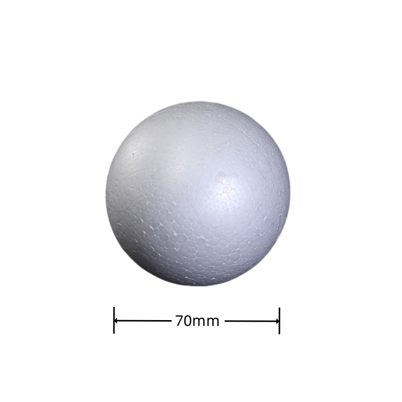 Sfere di polistirolo bianco, palline di polistirolo espanso 6cm/7cm/8cm/10cm