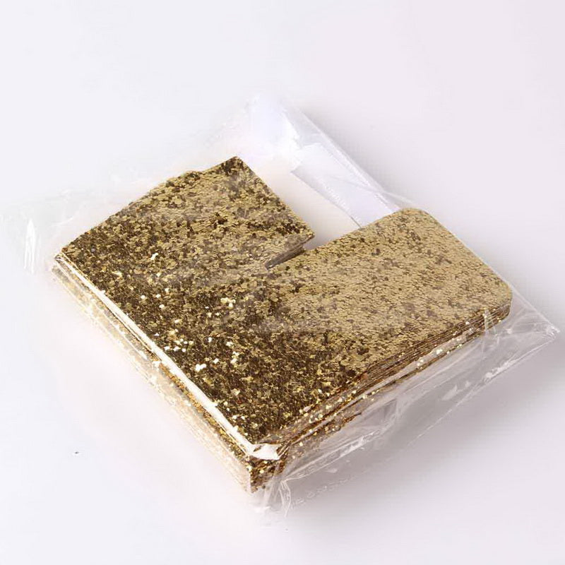 50 Pezzi Scatola Porta confetti Scintillio Oro Brillante Lucido