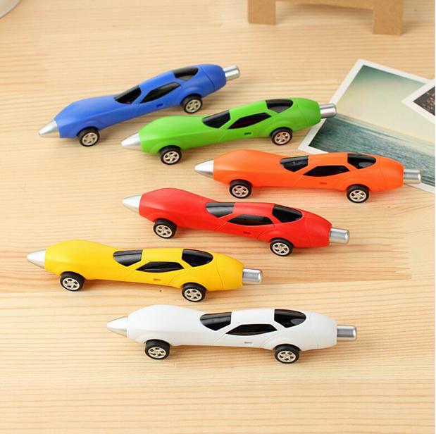 PENNA A SFERA COLORATE FORMA MACCHINA AUTO SPORTIVO
