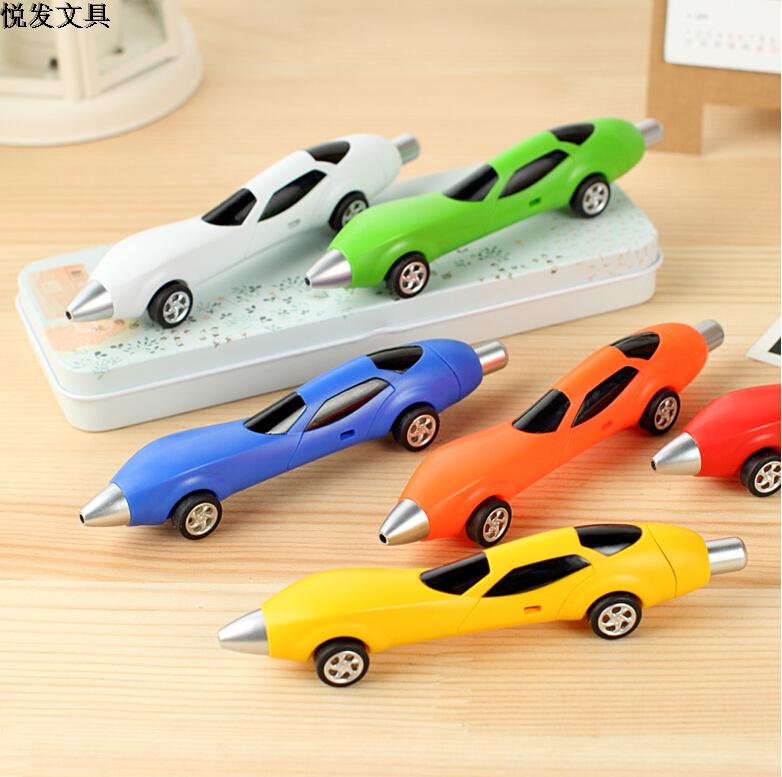PENNA A SFERA COLORATE FORMA MACCHINA AUTO SPORTIVO