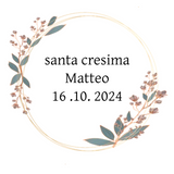 20 pezzi Adesivi Etichette rotondi personalizzati 5cm