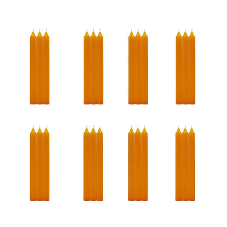 24 Pezzi Candele Lunghe Non Profumato Durata 11h Misura 22cm lunghezza*2cm diametro