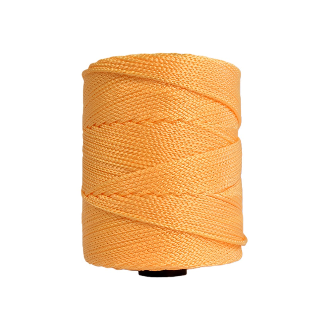 Cordino Swan per Borse Uncinetto, Cordino Viscosa 3mm x 200m 240g, Filato Lucido per Macramé, Filo per Uncinetto, Fai Da Te, Ideale per Borse, Decorazioni e Maglieria