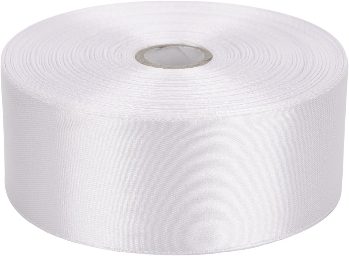Nastro Doppio Raso confezione Regalo Creazione fai da te, lunghezza 25 yard 4cm