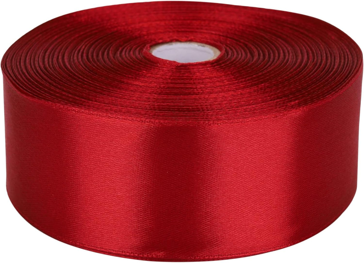 Nastro Doppio Raso confezione Regalo Creazione fai da te, lunghezza 25 yard 4cm