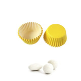 200 pezzi mini pirottini per Confetti e Macaron 2.5cm diametro sotto vari colori in carta pergamena