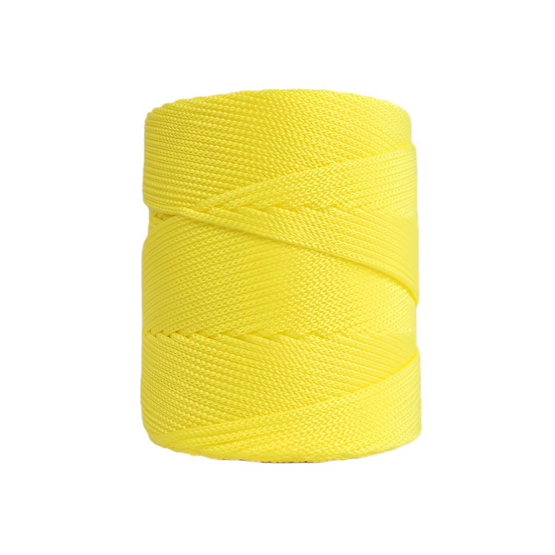Cordino Swan per Borse Uncinetto, Cordino Viscosa 3mm x 200m 240g, Filato Lucido per Macramé, Filo per Uncinetto, Fai Da Te, Ideale per Borse, Decorazioni e Maglieria