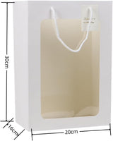 20 Pezzi Wedding Bag Sacchetto Con Finestra Vetrina Trasparenti PVC Regalo